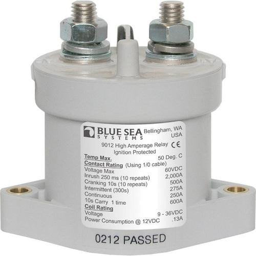 Solenoid Switch Blue Sea Systems, 12/24VDC w/Coil Econmzr