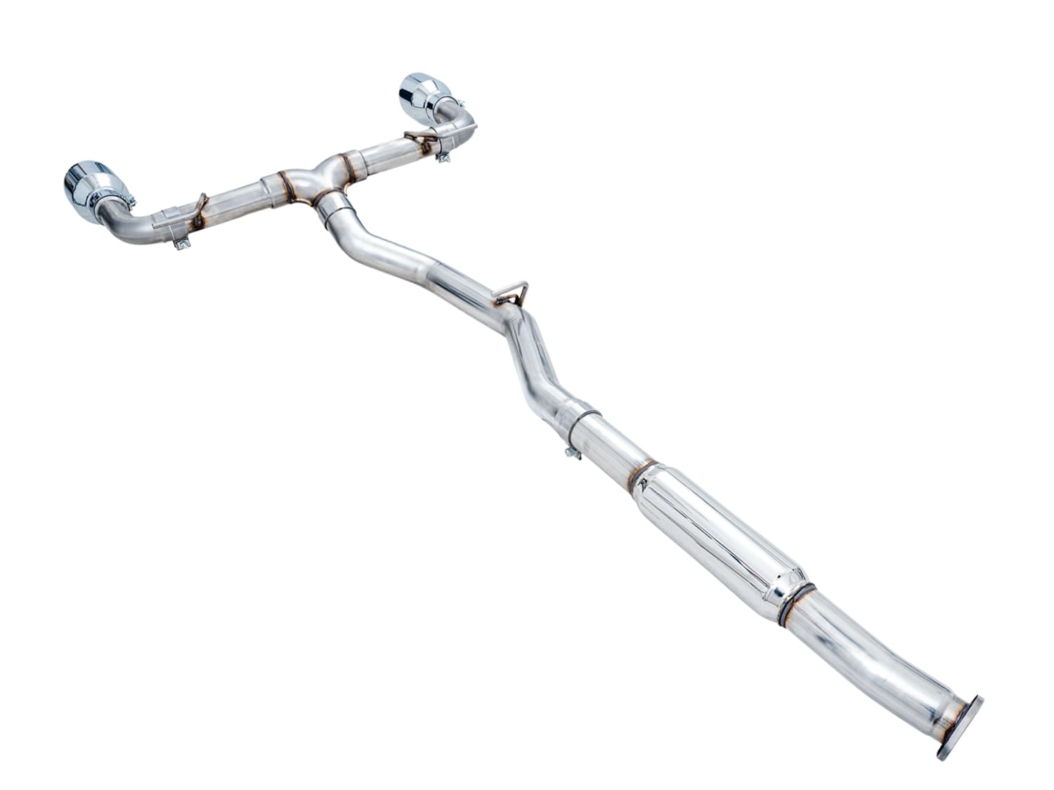 Subaru BRZ/ AWE Toyota GR86/ Toyota 86 Track Edition Cat-Back Exhaust- Chrome Silver Tips