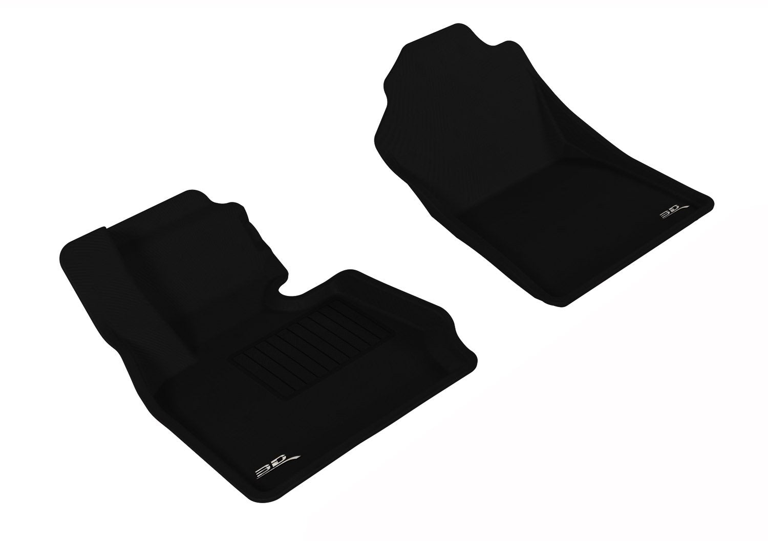 Front Row 3D MAXpider Custom Fit All-Weather Floor Mat for Select BMW X3 (F25)/ X4 (F26) Models - Kagu Rubber (Black)