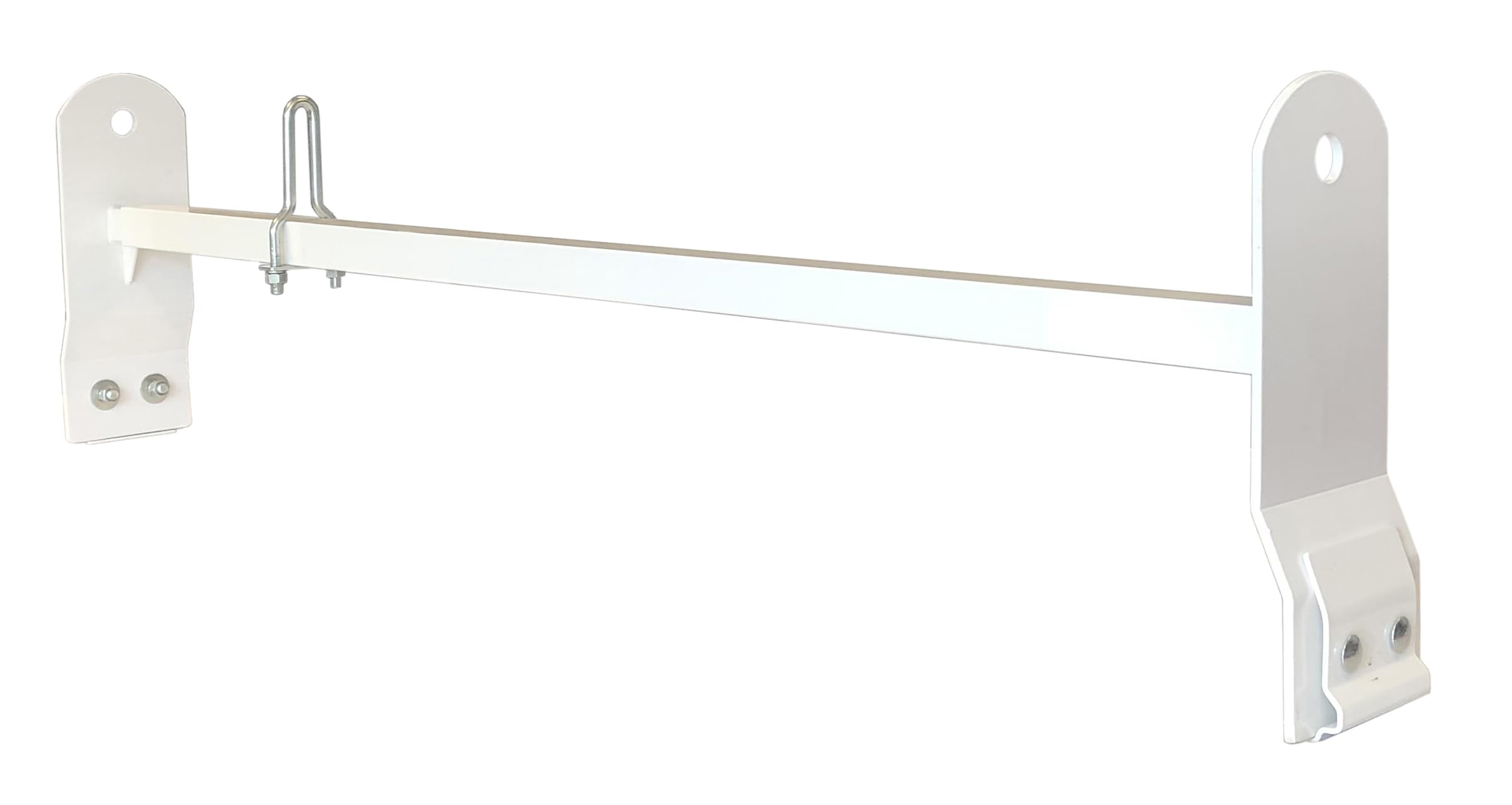 TrailFX Ladder Rack Universal Extension for Vans Racks with Gutters White Powder Coated Steel 63 Inch Extendable Length Adds 200 lb Capacity to Van Roof TrailFX FCLR006W