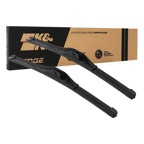 Wiper Blades K&N EDGE: All Weather Performance, Superior Windshield Contact, Streak-Free Wipe Technology: 26" +21" (Pack of 2)