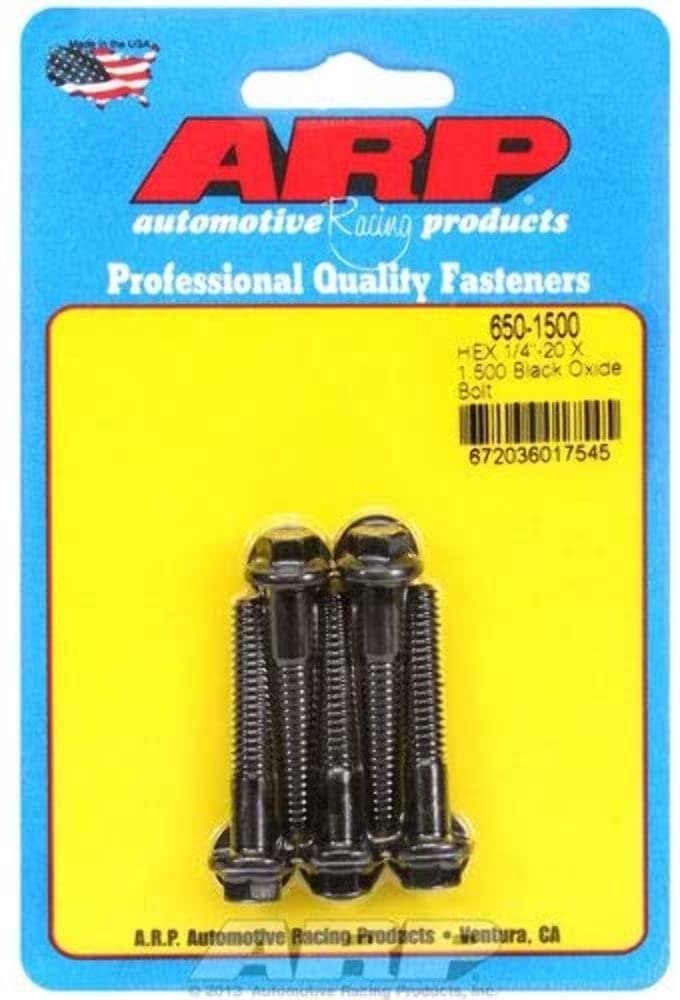 Hex ARP (650-1500) Oxide Bolt, Black
