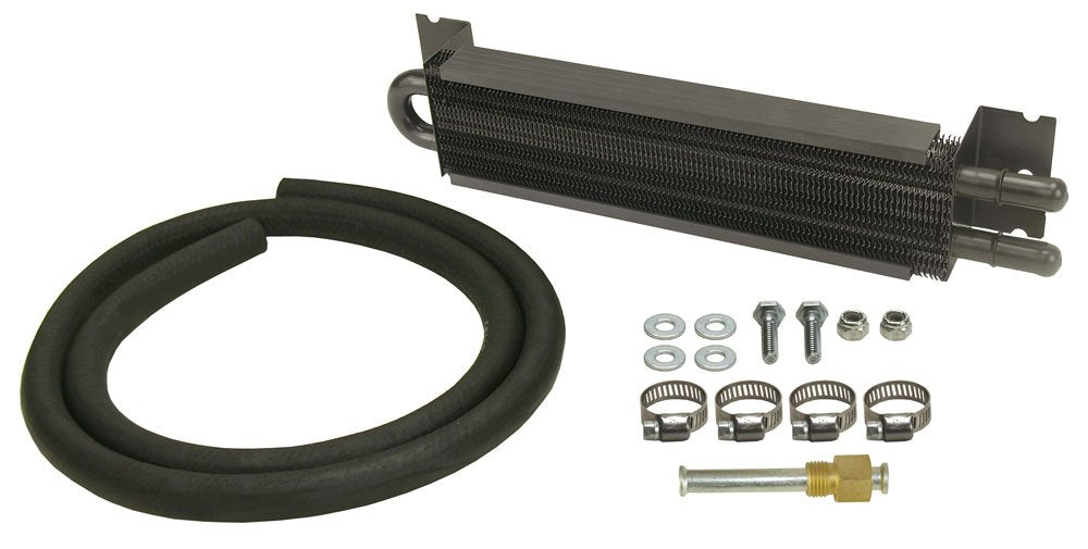 Black Derale 13222 Frame Rail Transmission Cooler