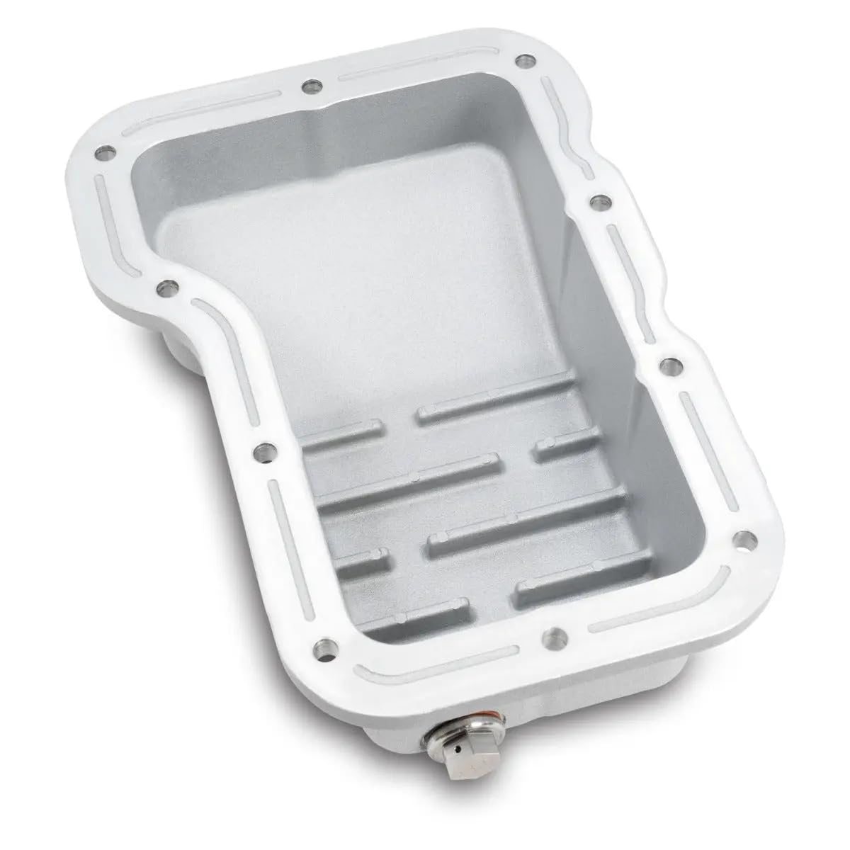 Heavy Duty PPE Cast Aluminum Oil Pan (Brushed) 214053010 Compatible for 2018+ Jeep Wrangler JL/JT 2.0L or 2019+ Jeep Cherokee 2.0L