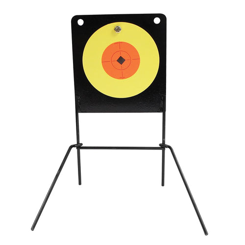 Birchwood Casey Spoiler Alert World of Targets Durable Steel Shooting Target for Rimfire Handguns and Rimfire Riffles