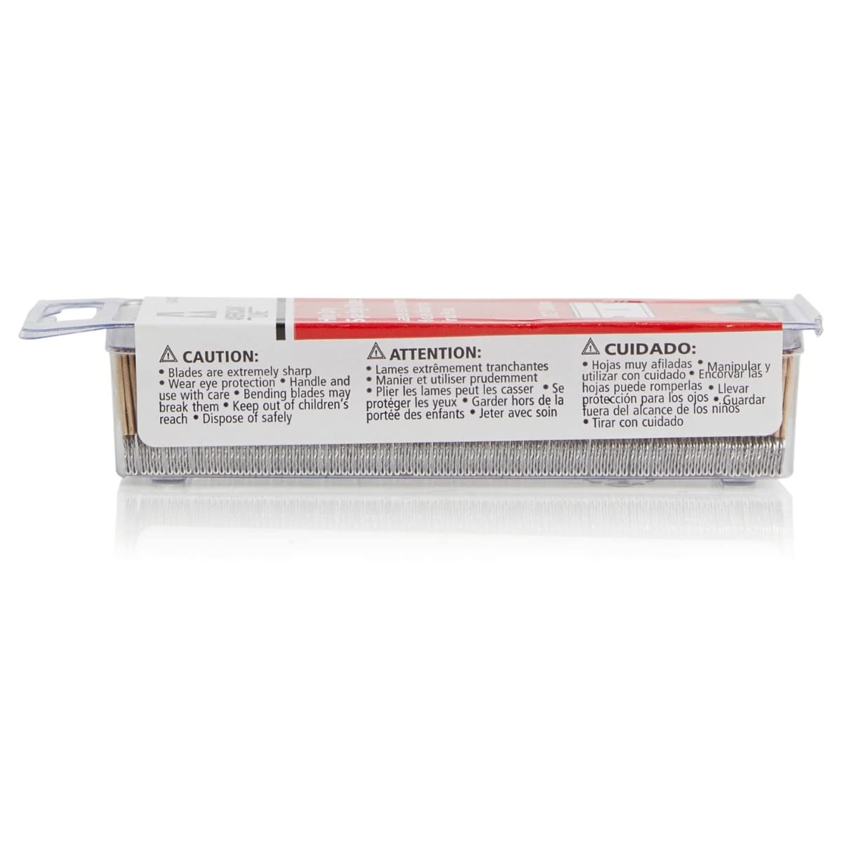 Single Edge Razor Blades American Line - 100-Pack - 0.012" Heavy Duty High Carbon Steel for Extra Durability and Long Life - 66-0448