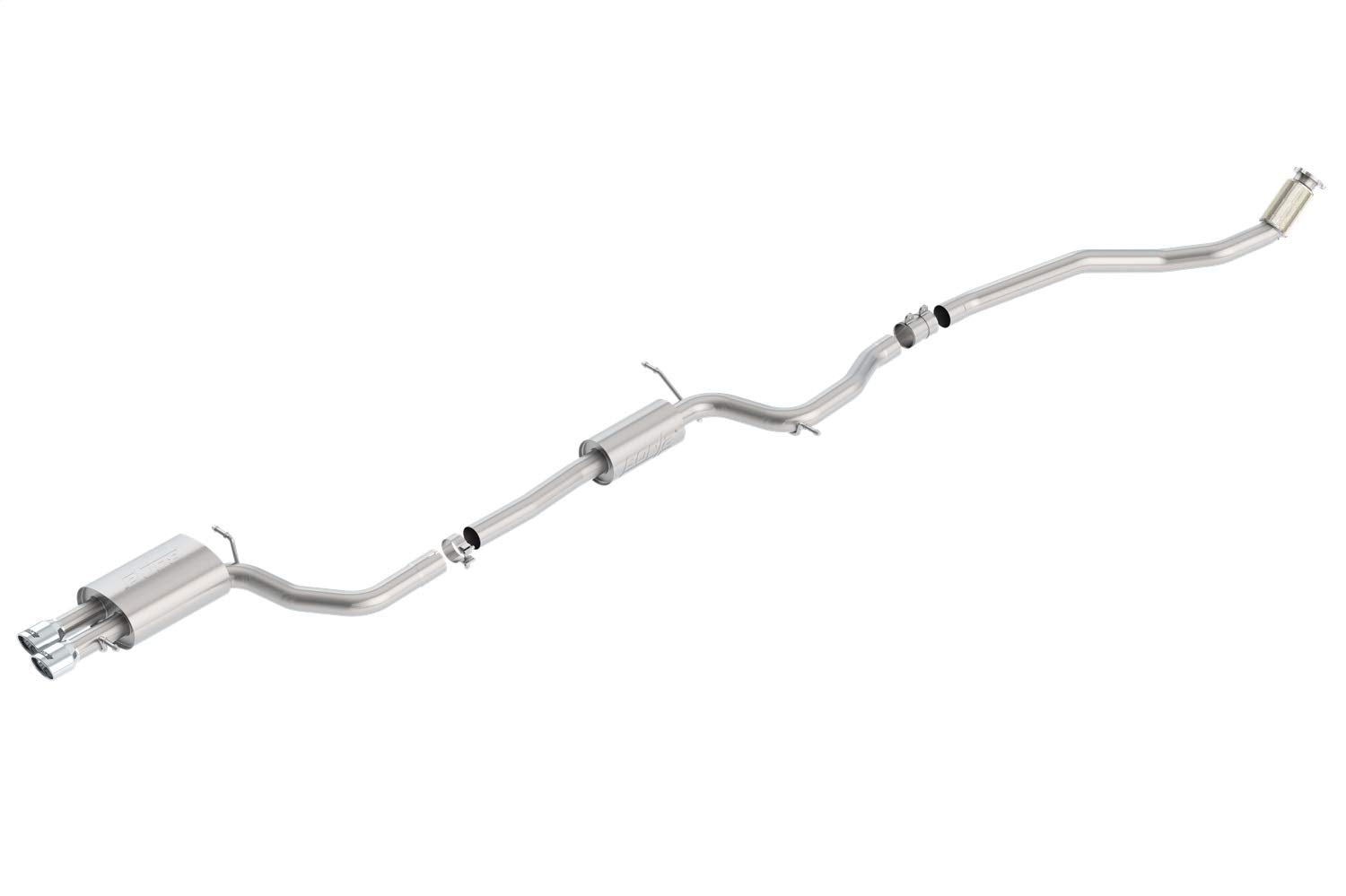 BORLA Cat-Back 140733 Performance Exhaust System for 2010-2016 Audi B8/ B8.5 A5 2.0L Automatic/Manual Transmission All Wheel Drive 2 Door