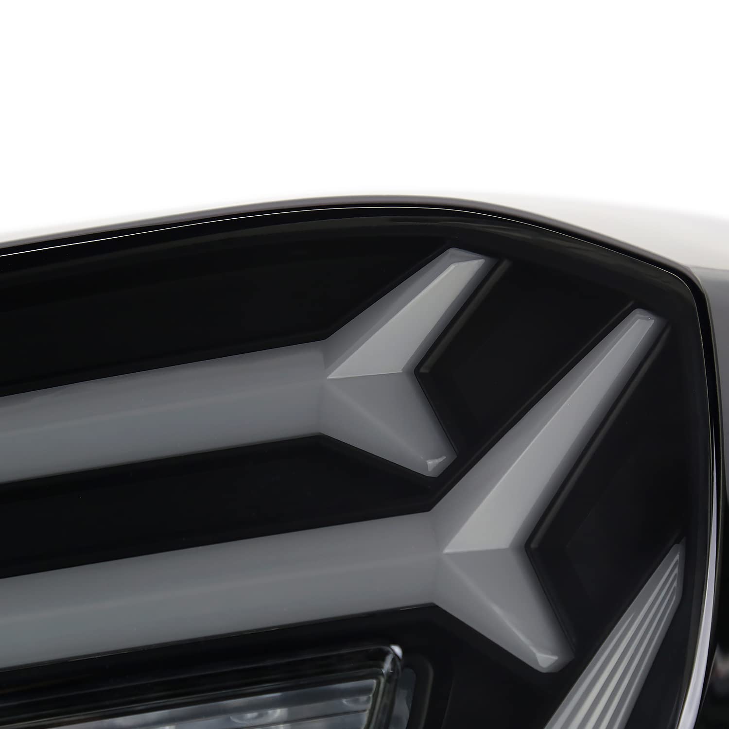 Black Smoke LED Sequential Tail Lights SPEC-D TUNING w/White Light Bars and Startup Animation Compatible with 2018-2022 Honda Accord 4Dr Sedan, Left + Right Pair Assembly