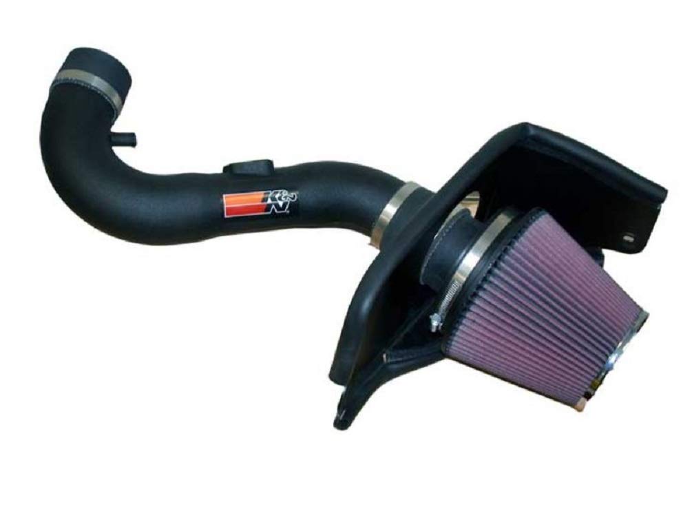 Cold Air Intake System K&N: High-Flow Air Filter, Increase Performance & Acceleration: Compatible with 2005-2009 FORD: Mustang, 57-2566