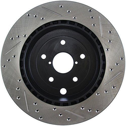 Sport Drilled/Slotted Brake Rotor StopTech 127.47030R (Rear Right), 1 Pack