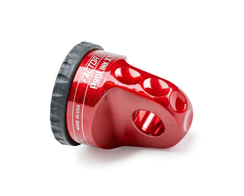 Factor 55 Prolink XTV 00110-01 Shackle D Ring for use with Steel Cables Synthetic Ropes up to 5/16 in Max Load Rating 6000 lb Ultimate Failure 22,000 lb Ideal for 4x4 Off Road Trips - Red
