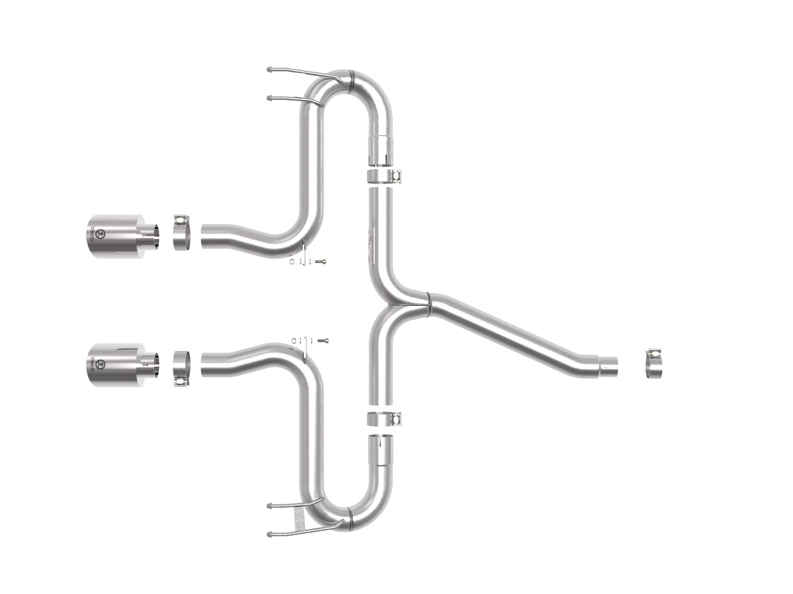 Takeda aFe Power 2-1/2 IN 304 Stainless Steel Axle-Back Exhaust System w/Polished Tips