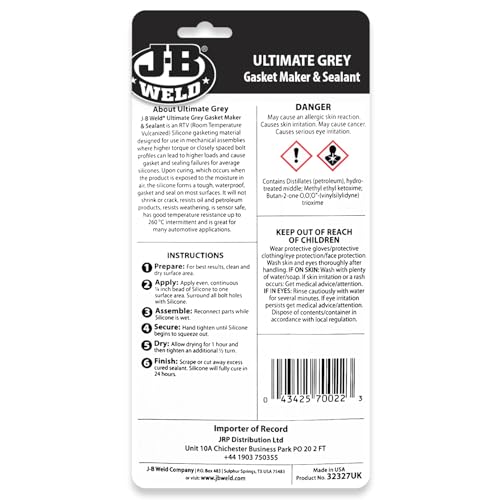 3 oz. Adhesive Sealant, Tube, Gray