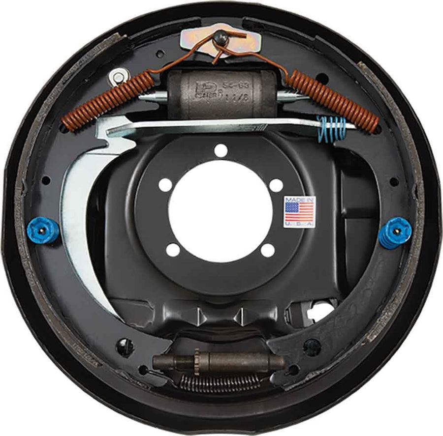 Dexter Axle K23-333-00 12" x 2" Hydraulic Brake Assembly with Park Brake for 7K Axle Duo-Servo Right-Hand 5-Bolt