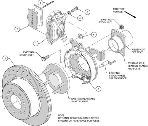 Park Brake Kit-Red FDLI P/S