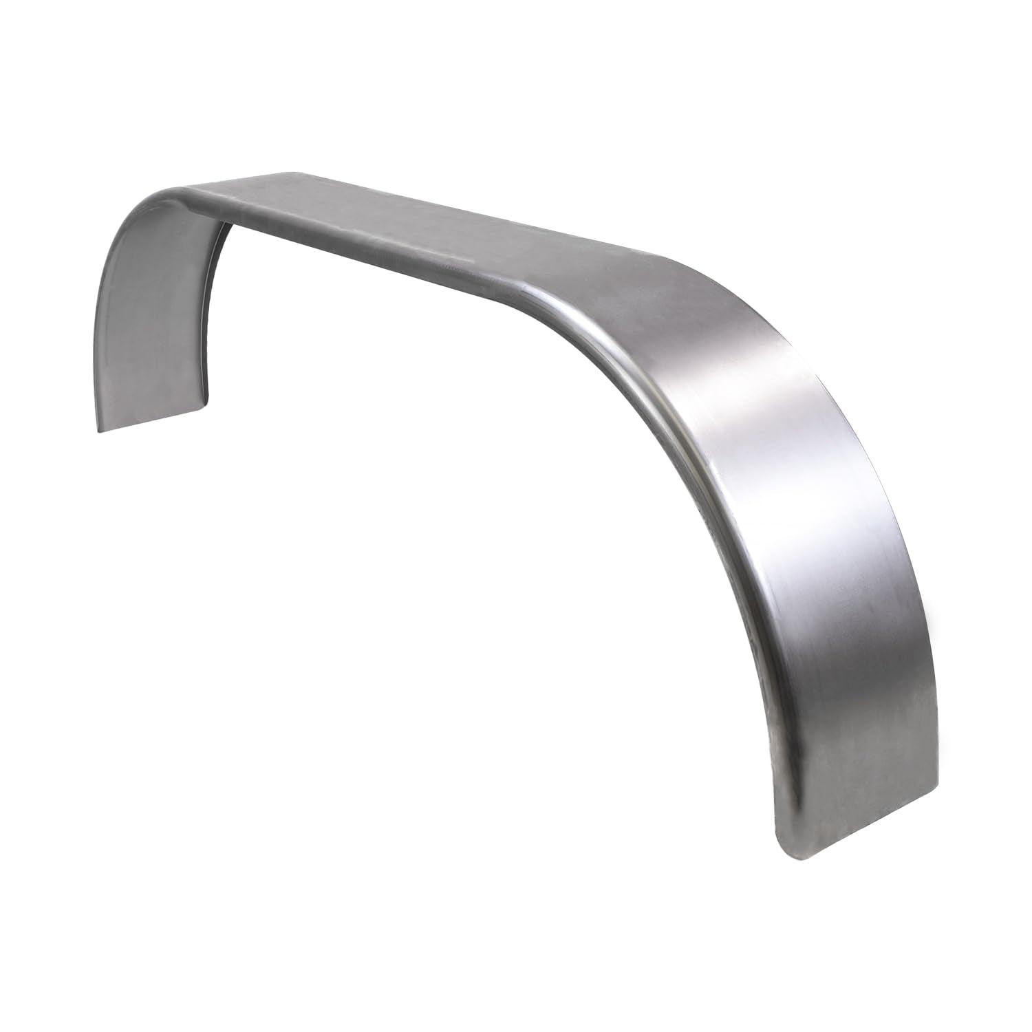 Towing Husky F0009 Tandem Axle Trailer Fender 72 Inch x 9 Inch x 20.5 Inch Oil-Coated Raw 16-Gauge Cold Rolled Steel, Fits 15–16 Inch Wheels, 1 Inch Front Radius 90 Angle Back Single