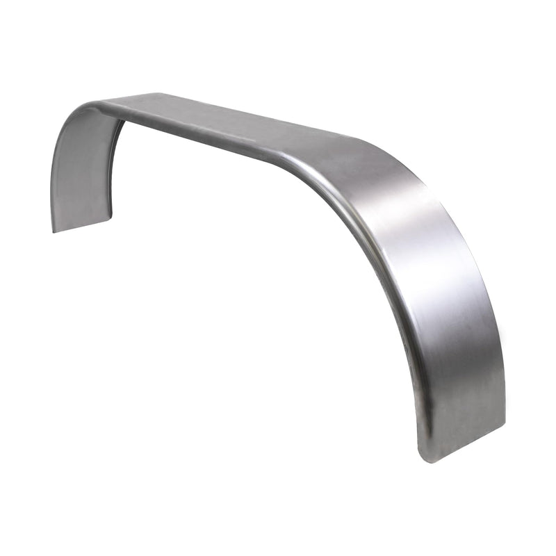 Towing Husky F0009 Tandem Axle Trailer Fender 72 Inch x 9 Inch x 20.5 Inch Oil-Coated Raw 16-Gauge Cold Rolled Steel, Fits 15–16 Inch Wheels, 1 Inch Front Radius 90 Angle Back Single