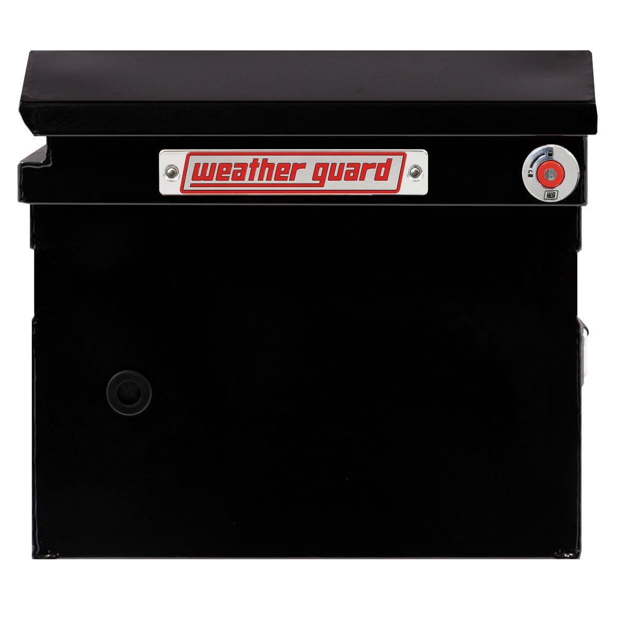 Weather Guard Saddle Truck Box Model 120-5-04, Steel, for Full Size Trucks, Low Profile, Gloss Black, 11.0 cu ft Capacity