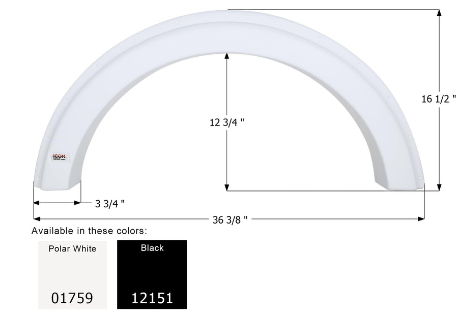 Fender Skirt ICON, Single, FS1759, Polar White