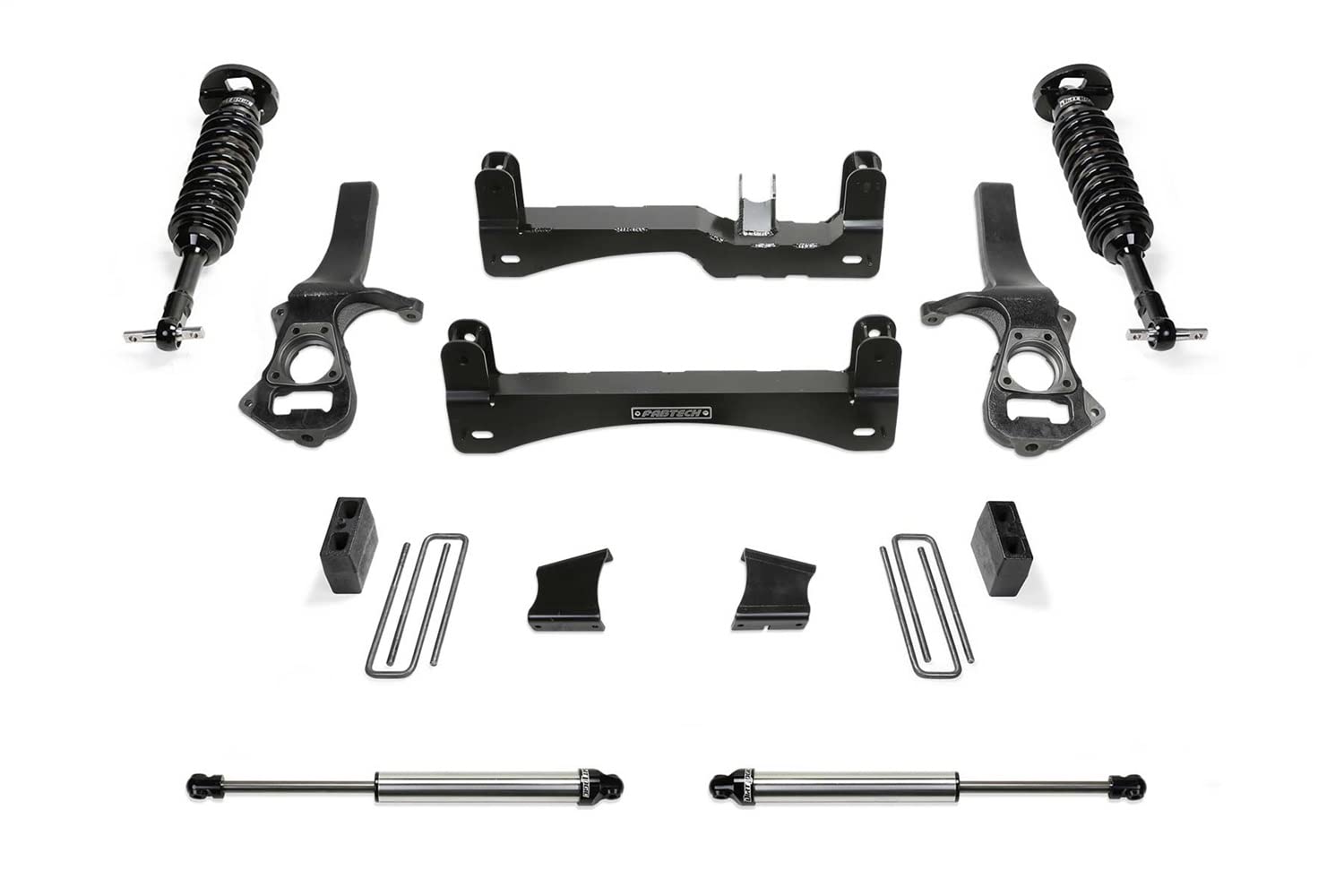 Fabtech Performance Lift System K1150DL w/Shocks 6 in. Lift w/Front Dirt Logic 2.5 Coilovers Rear Dirt Logic 2.25 Shocks Lift System w/Shocks