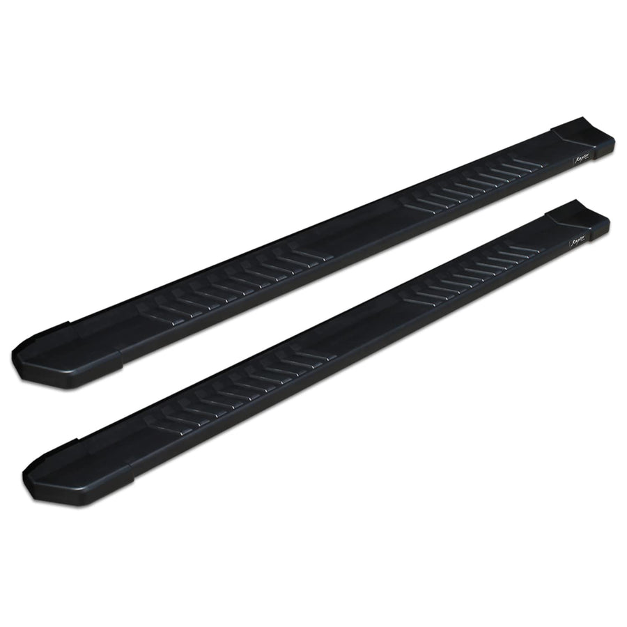 6 in Raptor Series OEM Style Slide Track Component - Boards Black Textured Aluminum - 68 in Black Textured Aluminum 6 in OEM Style Running Boards Only
