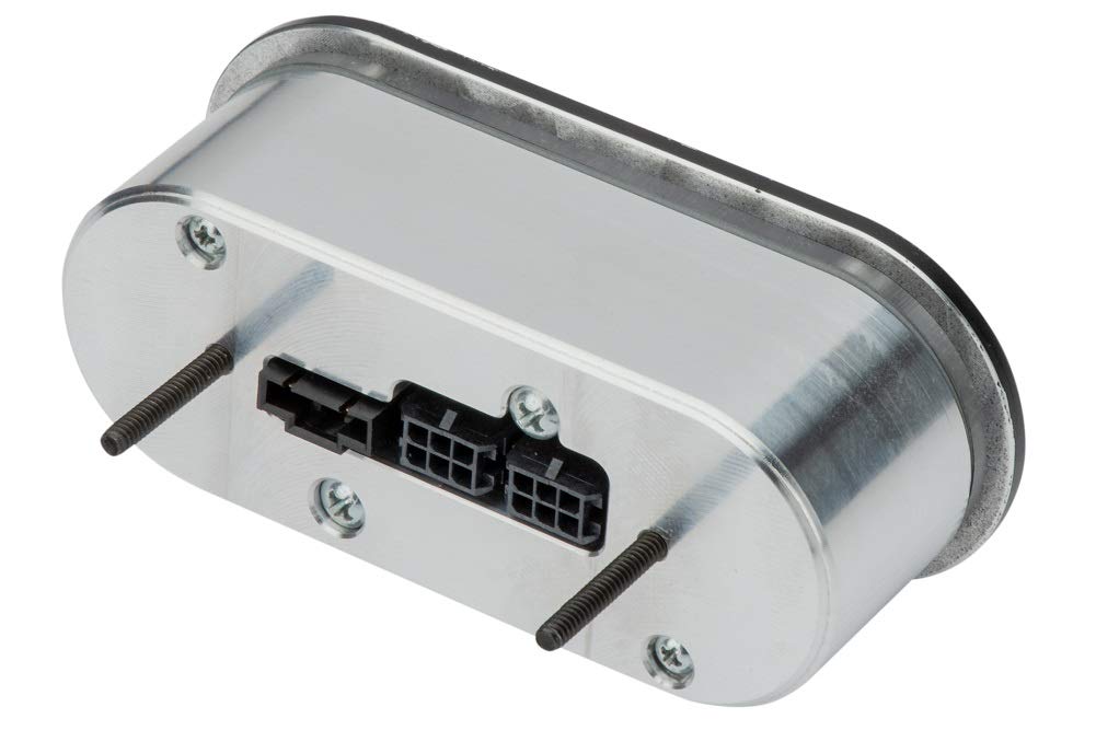 Dakota Digital DCC Climate Control - Vintage Air Gen IV 2-Knob, HDX-Style, Black, Black Alloy - Compatible with Most Vehicles