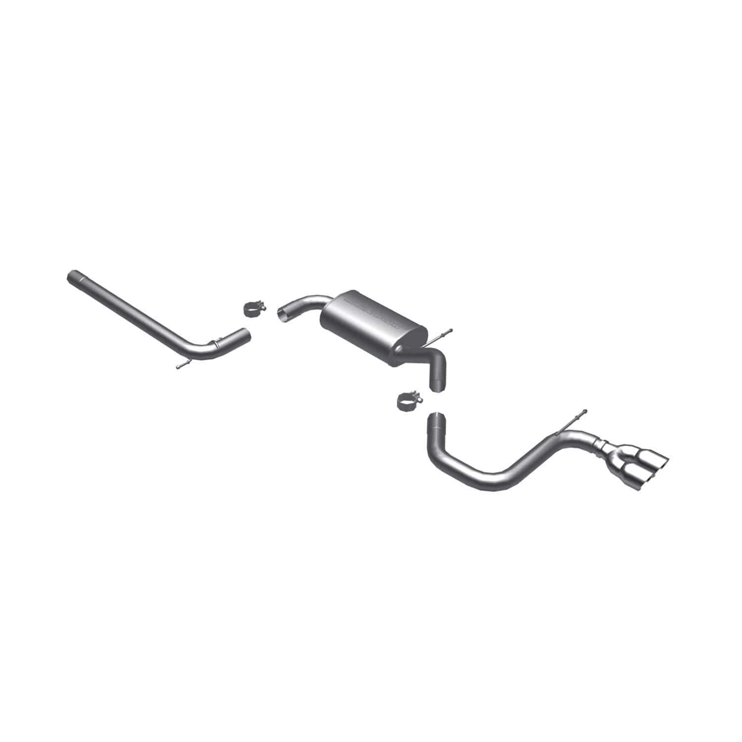 Performance MagnaFlow Exhaust System 16692: Cat-Back, Touring Series
