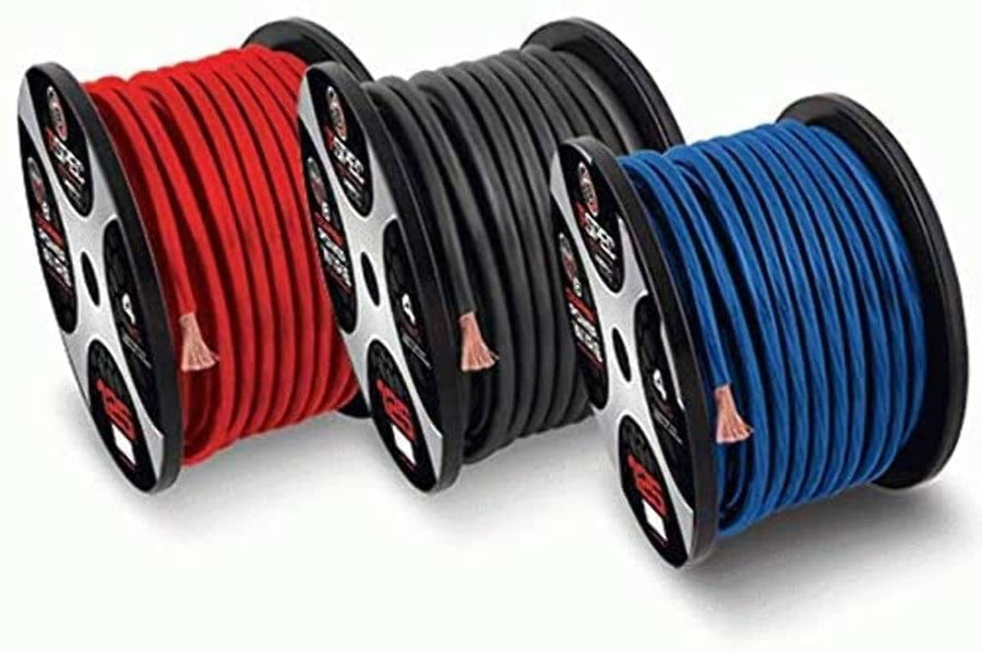 4 Awg T-SPEC 100Ft Black Ofc Power Wire - V8Gt Series,Power Wire V8GT Series (V8GT4BK-100)