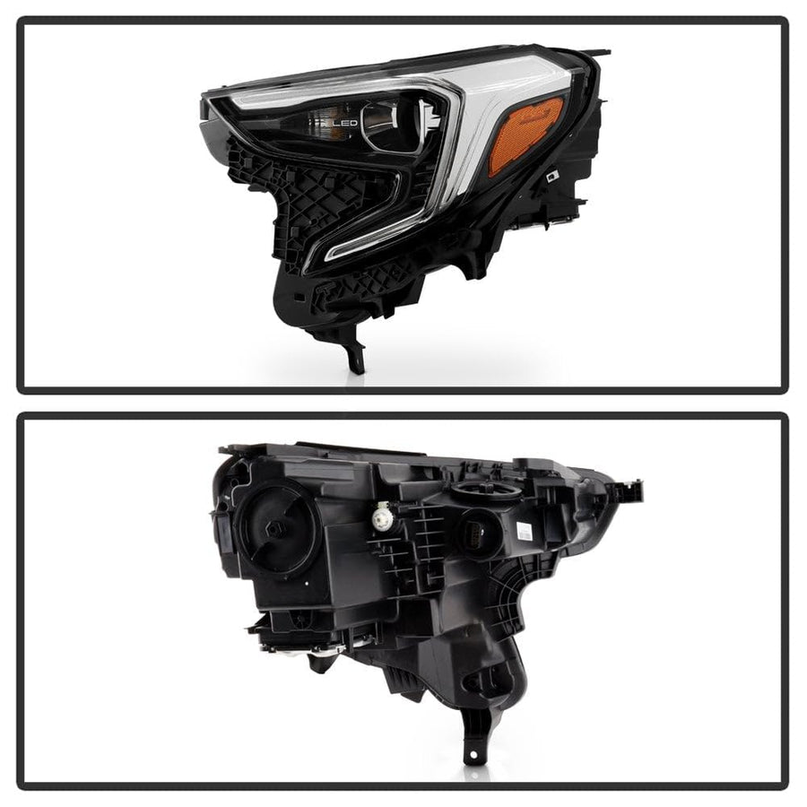 GMC Terrain 18-21 Spyder (POE) LED DRL HID/Xenon Projector Headlight - Low Beam-D5S(Not Included) ; High Beam-D5S(Not Included) ; Signal-7444NA(Included) - OE Left