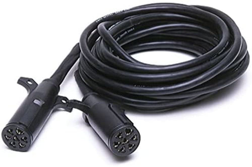 30 Foot Custer EXT30-7PP-6 Extension Cord w/7-Pin Plug on End and 7-Pin Plug on End (6-Wire)