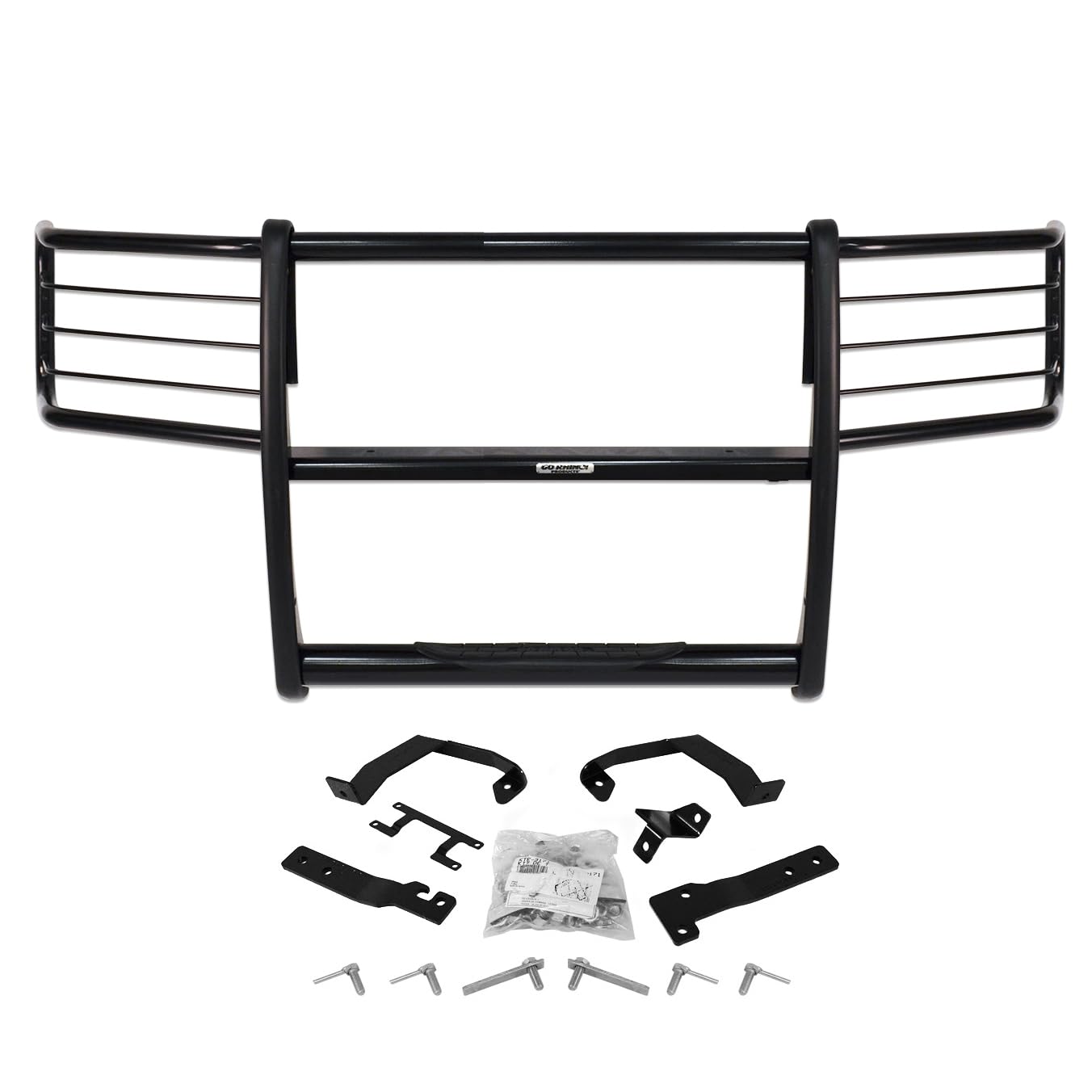 3000 Series Go Rhino Center Grill & Brush Guard | Mild Steel, Black | 3324MB | Fits 2008 - 2014 Ford E-250, E-350 Econoline Van