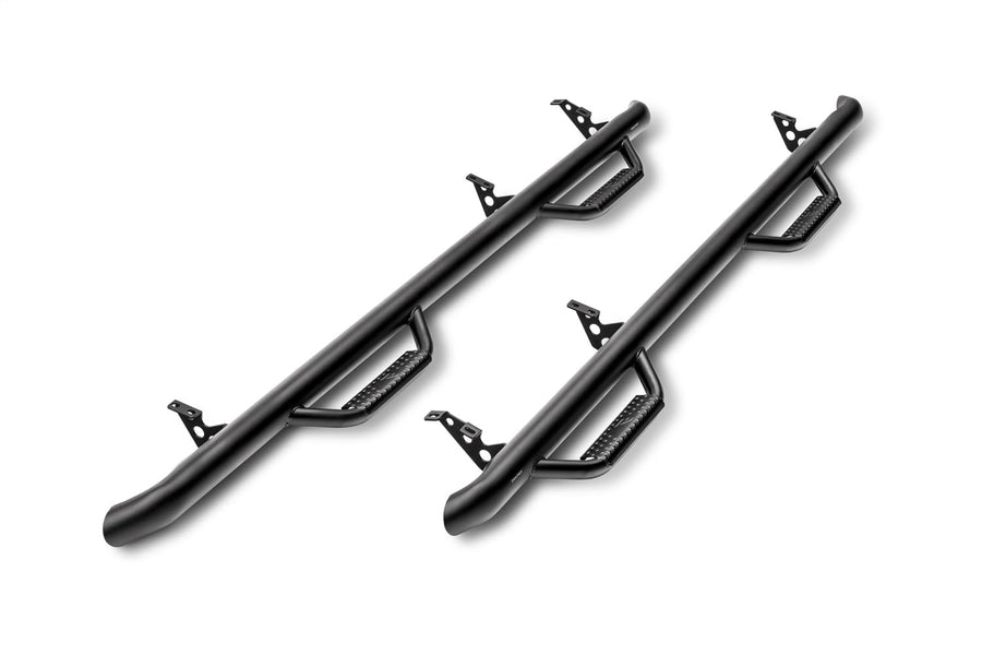 N-Fab Steps Nerf | Textured Black, Wheel-to-Wheel w/ Bed Access | G1595CC-6-TX | Fits 2015-2022 GMC/Chevrolet Canyon / Colorado Crew Cab 6' Long Bed, SRW Gas / Diesel