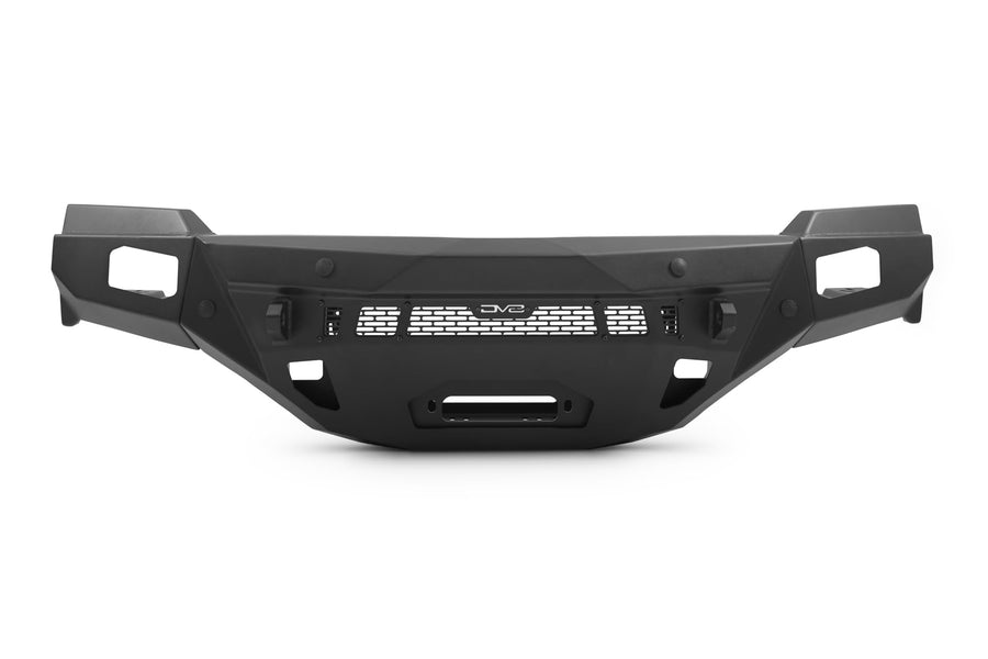 Offroad DV8 Spec Series Front Bumper for the 2019-2021 Chevy Silverado 1500 | Retains Parking Sensors | (2) Dual 3” Pod Light Mounts | 20” Light Bar Mount | D-Ring Mounts
