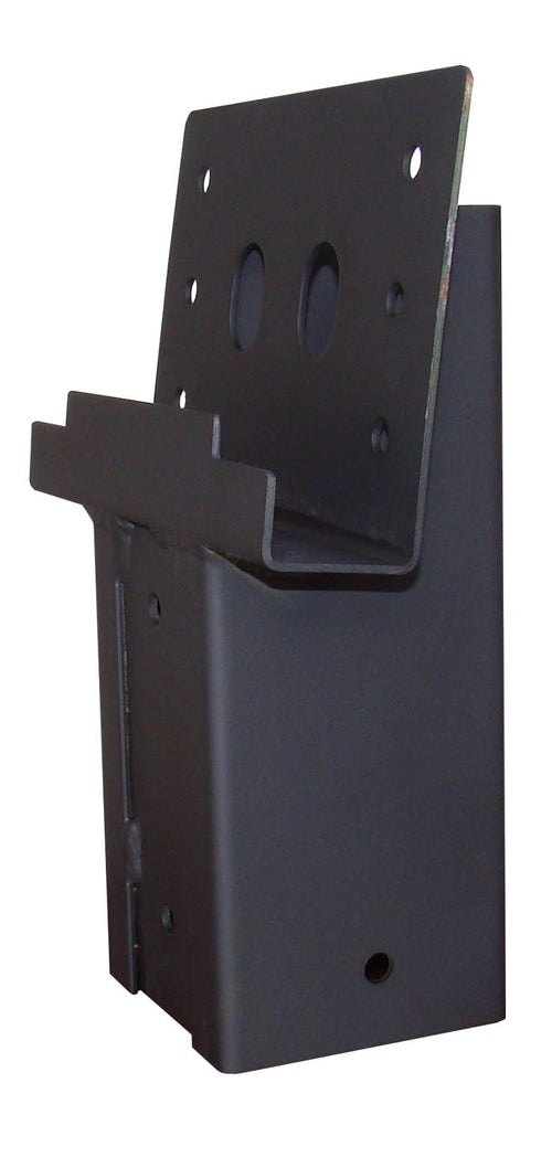 Outdoor Summit E1008 4 x 4 Single Angle Elevator Brackets, Set of 2, Black