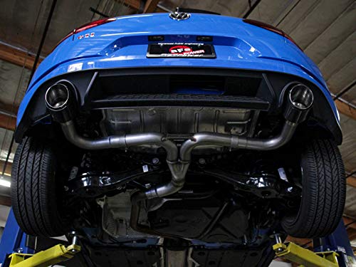 Performance Exhaust System aFe Power-49-36421-B, AxleBack, Black Tips