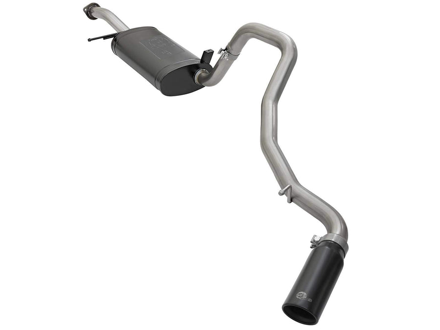 Mach Force-Xp aFe Power 49-36121-B 304 Stainless Steel Cat-Back Exhaust System with Black Tip, 1 Pack