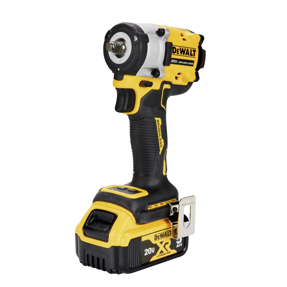DEWALT 20V MAX* DCF923P2 ATOMIC 3/8 in. Cordless Impact Wrench with Hog Ring Anvil Kit