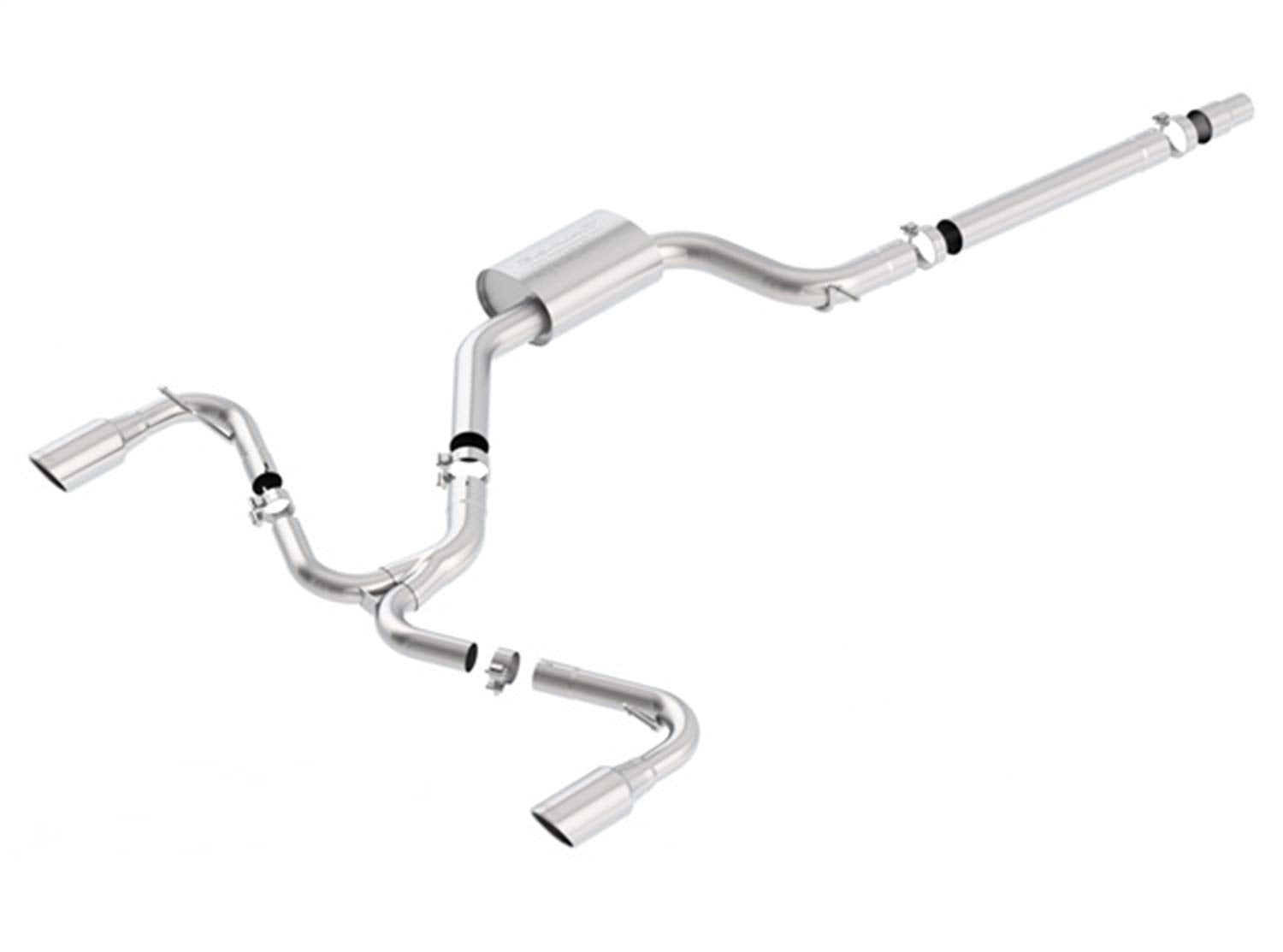 BORLA Cat-Back 140750 Performance Exhaust System for 2015-2017 Volkswagen Golf GTI MK7 2.0L 4 Cyl. Automatic/Manual Transmission Front Wheel Drive 2, 4 Door. Does NOT Fit MK7.5.