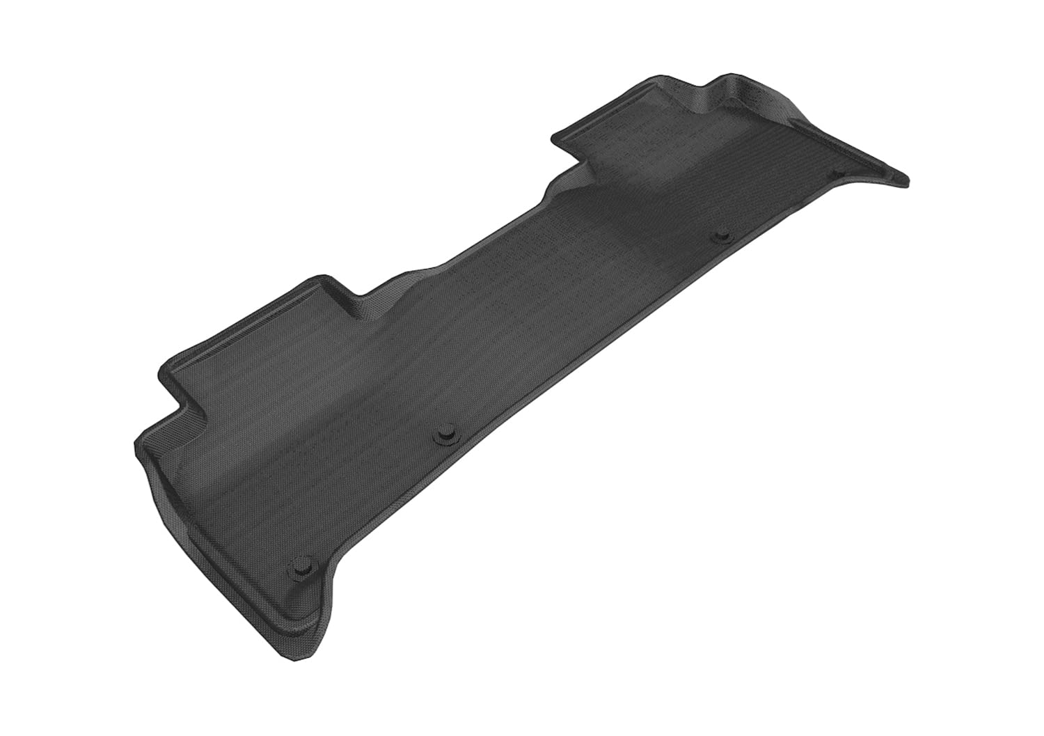 Kagu Floor Mat (Black) 3D MAXpider Custom Fit Compatible with Land Rover Discovery 2017-2026 - Second Row
