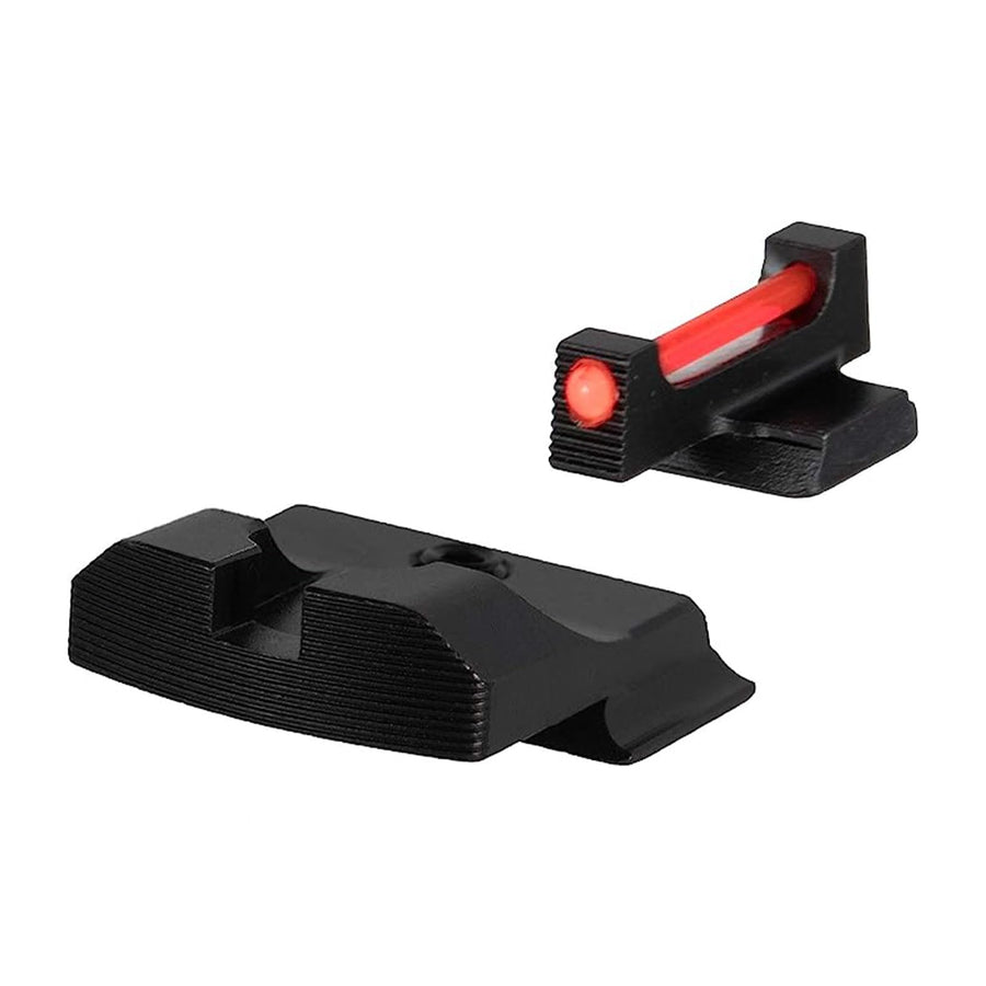 Fiber-Optic TRUGLO Pro Handgun Night Sight with Extra Fibers & Reflector Tape | Compact Durable Competition High-Visibility Sight for Handguns, Compatible with Smith & Wesson M&P