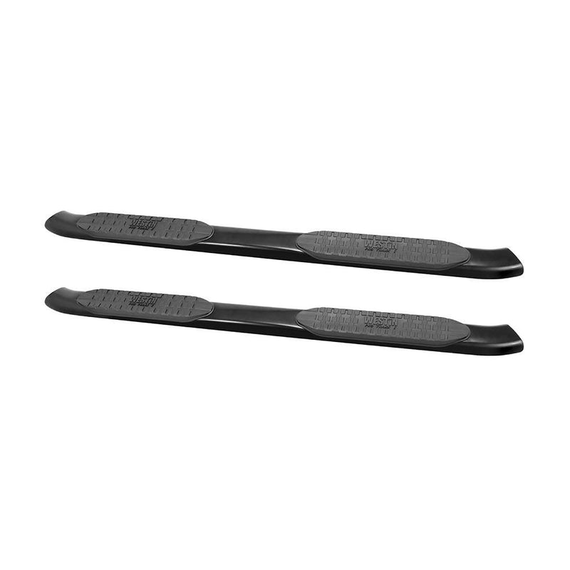 Pro Traxx Westin 5" Oval cab length Step Bar , Black 21-53565