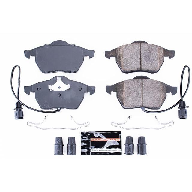 Power Stop Z23-555 Z23 Evolution Sport Carbon Fiber Ceramic Brake Pads with Hardware For Audi 100, Audi 100 Quattro, Audi A6, Audi A6 Quattro, Audi A8, Audi A8 Quattro, VW Pa [Model Specific]