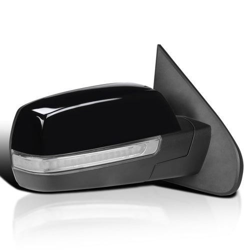 Power Spec-D Tuning Heat LED Signal + Puddle Light Right Passenger Side Mirror Compatible with Chevy Silverado GMC Sierra 2014-2018
