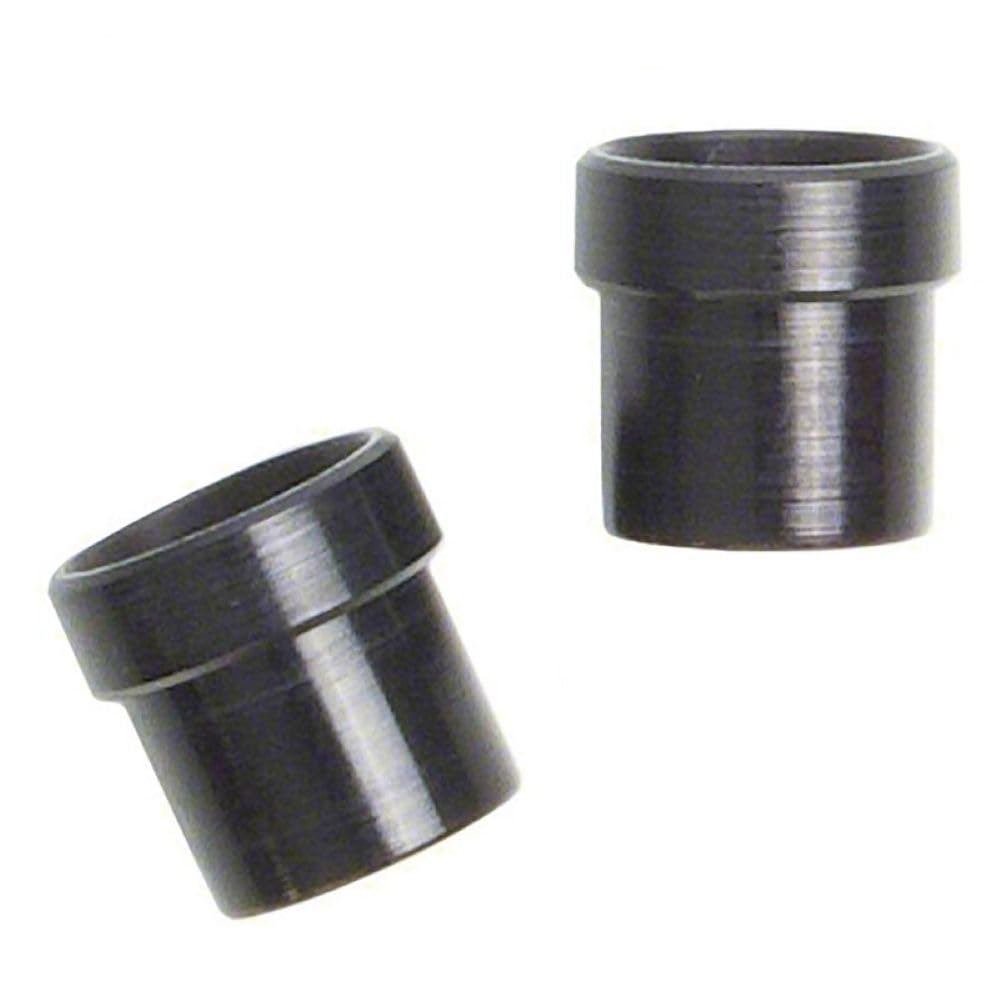 SpeedFX -4AN Tube End Fitting Sleeve Black Anodized Aluminum Set of 2 Leak-Proof 37 Degree Angled Seal Lightweight Reusable SpeedFX 560419BK