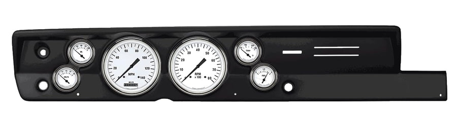Classic Instruments White Hot CDPB67WH51BL Direct Fit 6 Gauge Set Compatible with 1967-1969 Barracuda
