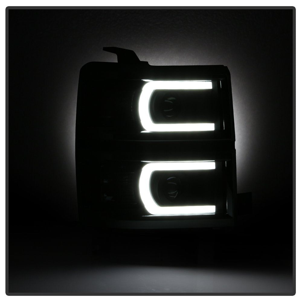Projector Headlight Xtune PRO-JH-CS14-LBDRL-BK, 1 Pack