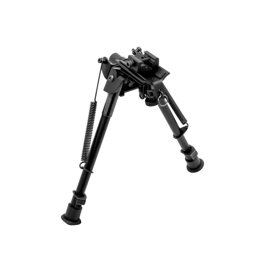 TruGlo All-Metal Tac Pod Adjustable Lightweight Versatile Durable Portable Rifle Bipod for Bench or Prone Shooting - Fixed Base, 9-13 in. Leg Length