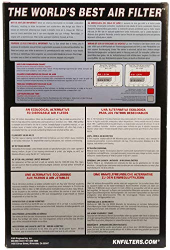 K&N Engine Air Filter: Washable, Increase Power & Towing, Premium, Replacement Air Filter: Compatible with 2006-2010 FORD/MERCURY (Explorer, Explorer Sport Trac, Mountaineer), 33-2366