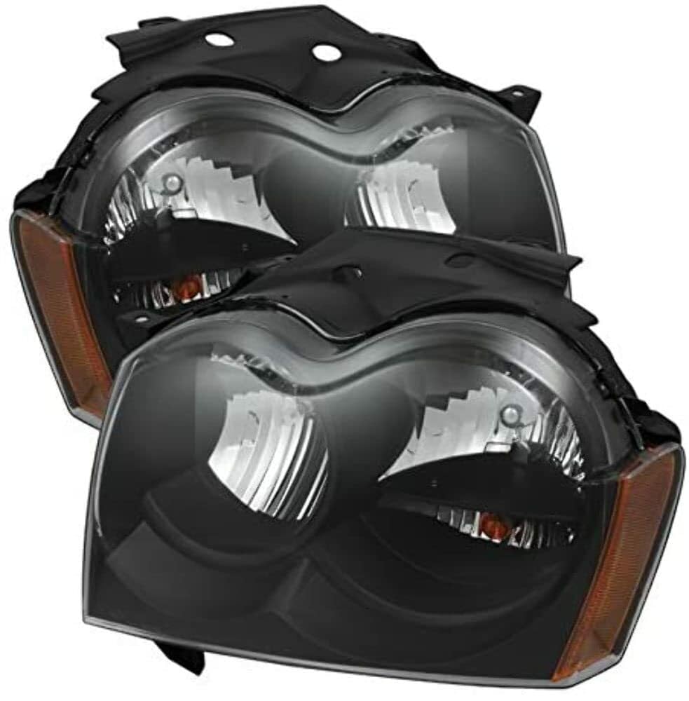 Crystal xTune Headlights Black/Clear 9023248 Auto