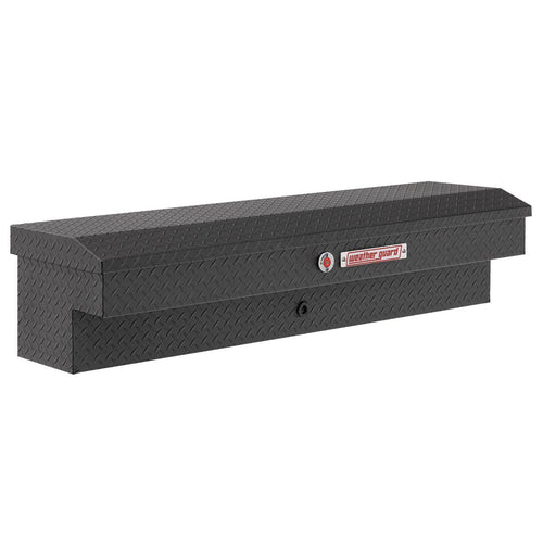 Weather Guard 56in Model 174-52-04 Lo-Side Box, Aluminum, Textured Matte Black, 4.0 cu ft
